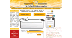 Desktop Screenshot of lapieceautomobile.fr